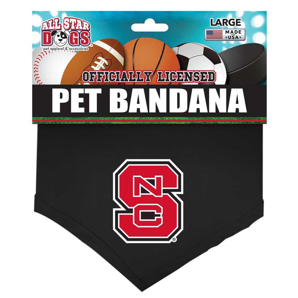 Dog Bandana Embroidered S Logo - Bl